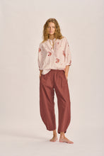 La Barista Paper Touch Cotton Pant - Cocoa