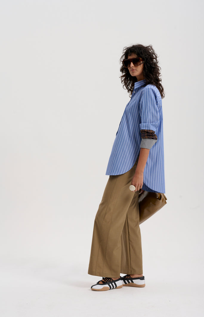 #Job Lot 24 - Pure Merino Worsted Wool Trouser - Pale Tobacco