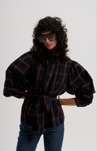 #Job Lot 29 - Storm Collar Trench Shirt in Check
