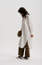 Le Silk Long Shirt Dress - Off White *pre-order closed