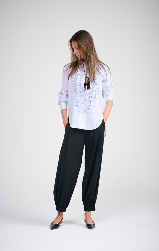 Le Frill Shirt - Pinstripe
