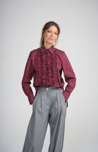Le Frill Shirt - Raisin