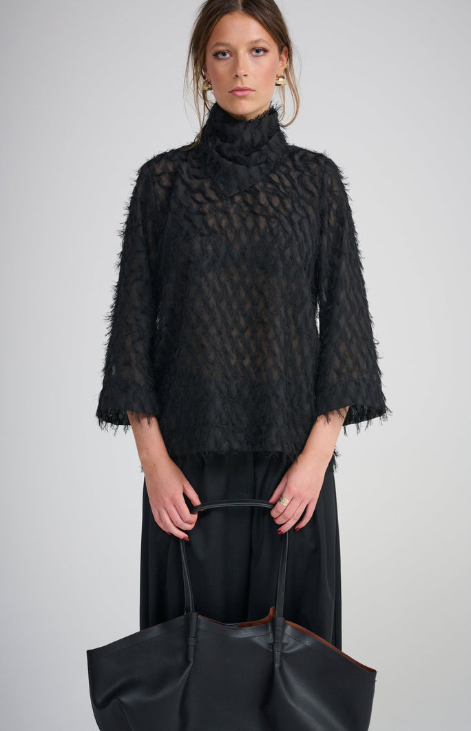 Le Tassel Top (with neck scarf)x2 S/M left only