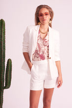 The Jetset Linen Viscose Shorts - WHITE *one size 0 and one size 2